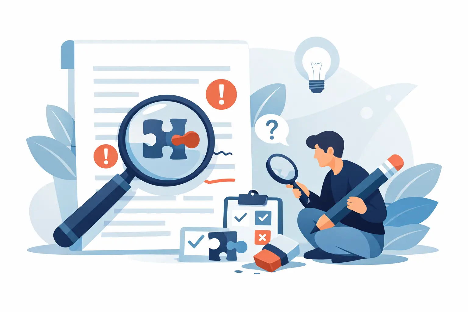 Identifier et corriger les erreurs logiques dans le texte